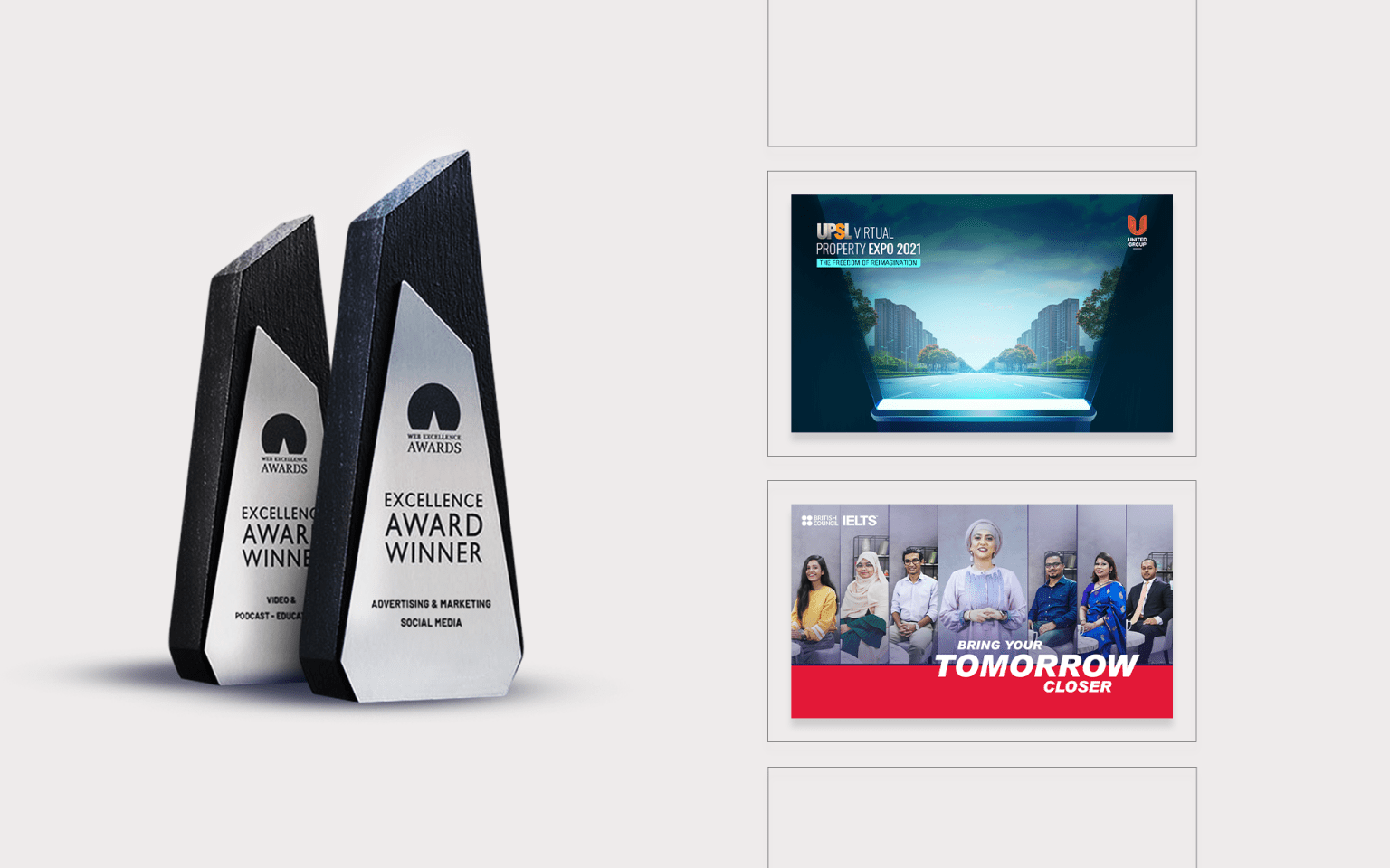 Notionhive won 2 Web Excellence Awards 2022
