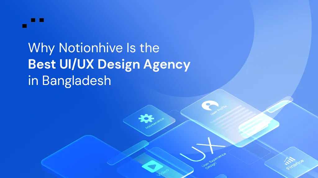 UI UX design interface concept showing digital screens and user experience elements representing a UI UX design agency in Bangladesh