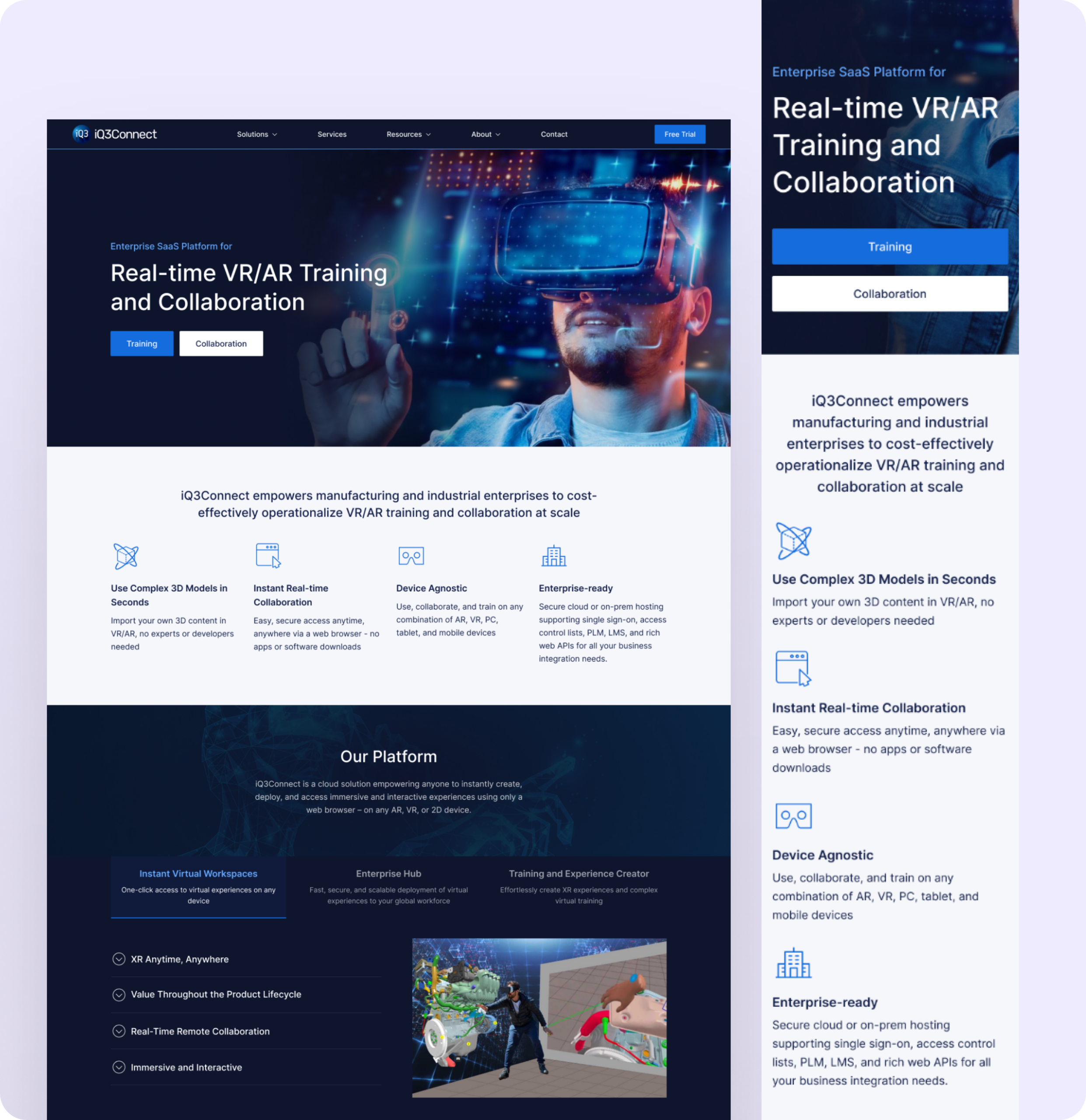 iQ3Connect’s user-centric website transformation