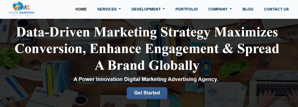 Digital Marketing Solutions SEO company in Bangladesh website screenshot
