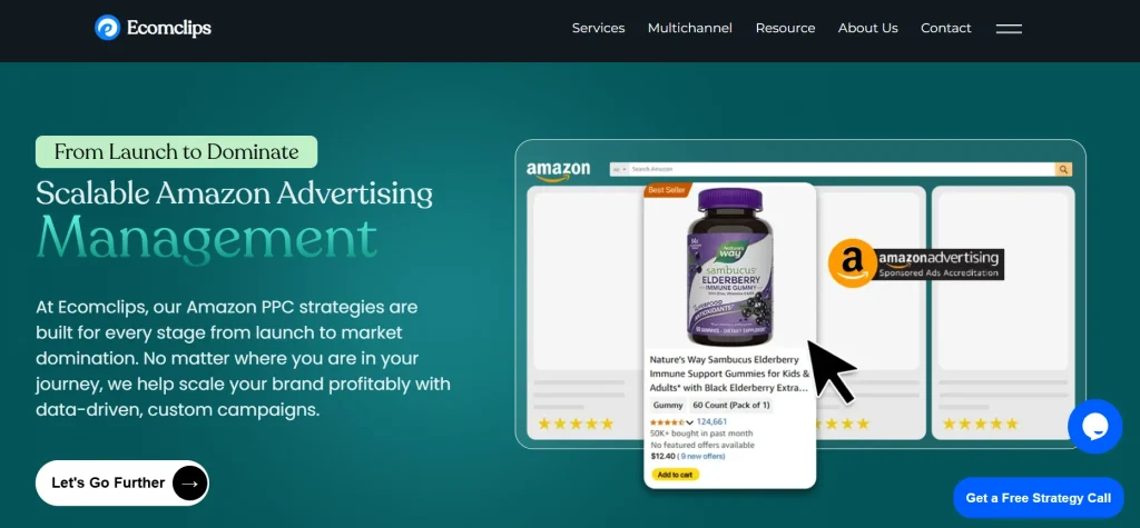 Ecomclips digital marketing agency in Bangladesh website screenshot