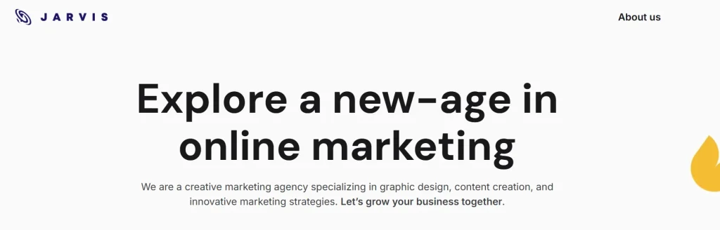 Jarvis digital marketing agency in Bangladesh website screenshot