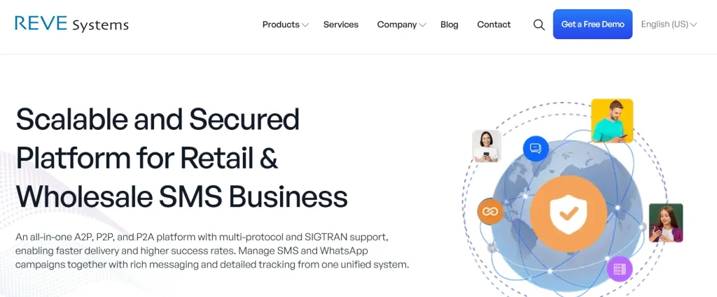 REVE Systems software company in Bangladesh website screenshot


