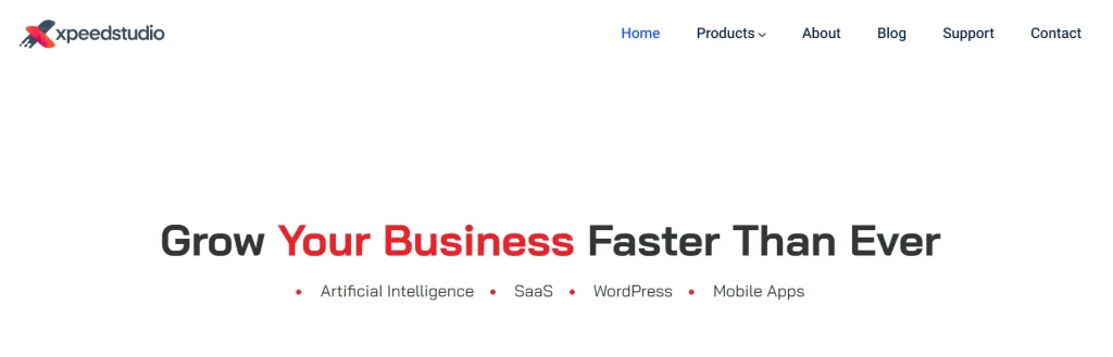 XpeedStudio software company in Bangladesh website screenshot
